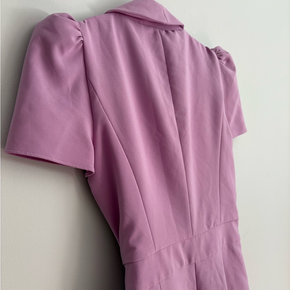Zara Lilac Mini Wrap Skort Dress - Picture 8 of 10